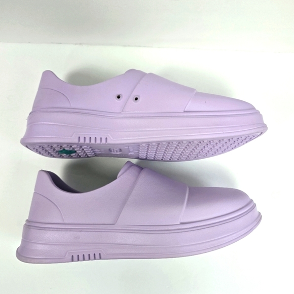 GALES Frontline Nurse Shoes Unisex Lightweight Comfort Slip On Purple Women Sz 8 - Picture 6 of 16